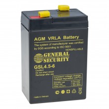 Аккумулятор General Security GSL 4,5-6