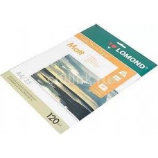 Фотобумага LOMOND Односторонняя Матовая, 120г/м2,A4 (21X29,7см) 25л. для струйной печати. арт.:0102030