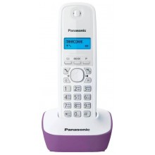 Р/телефон Panasonic KX-TG1611RUF (белый/сиреневый)