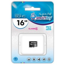 Флеш карта microSD 16GB Smart Buy microSDHC Class 10 арт.:SB16GBSDCL10-00