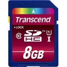 Флеш карта SD 8GB Transcend SDHC Class 10 UHS-1 Ultimate арт.:TS8GSDHC10U1