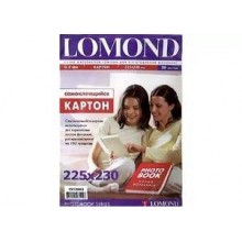 Картон LOMOND самоклеящийся двухсторонний 225х 230мм 170 г/м2 20л арт.:1513003 Картон LOMOND самоклеящийся двухсторонний 225х 230мм 170 г/м2 20л арт.:1513003
