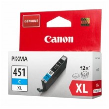 Картридж CANON CLI-451XL C голубой, увеличенной емкости 11 мл, 660 стр арт.:6473B001 Картридж CANON CLI-451XL C голубой, увеличенной емкости 11 мл, 660 стр арт.:6473B001