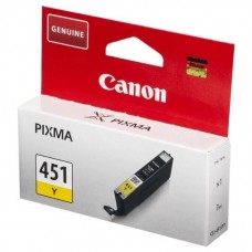 Картридж CANON CLI-451XL Y желтый, увеличенной емкости 11 мл, 660 стр арт.:6475B001