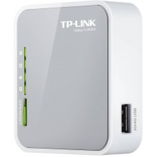 TP-Link TL-MR3020 Портативный Wi-Fi роутер 3G/4G N300, до 300 Мбит/с на 2,4 ГГц, WAN/LAN 1x100 Мбит/с, порт USB 2.0