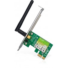 TP-Link TL-WN781ND Wi-Fi адаптер PCI Express N150, до 150 Мбит/с на 2,4 ГГц, 1 внешняя антенна
