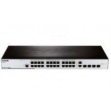 D-Link DES-3200-28/C1A Управляемый L2 коммутатор с 24 портами 10/100Base-TX, 2 портами 100/1000Base-X SFP