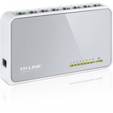 TP-Link TL-SF1008D 8-портовый настольный коммутатор 10/100 Мбит/с, пластиковый корпус