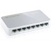 TP-Link TL-SF1008D 8-портовый настольный коммутатор 10/100 Мбит/с, пластиковый корпус
