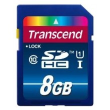 Флеш карта SD 8GB Transcend SDHC Class 10 UHS-1 Premium арт.:TS8GSDU1