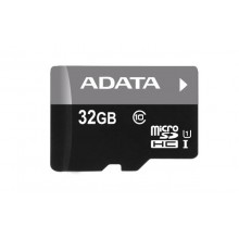 Флеш карта microSD 32GB A-DATA microSDHC Class 10 UHS-I (SD адаптер) арт.:AUSDH32GUICL10-RA1