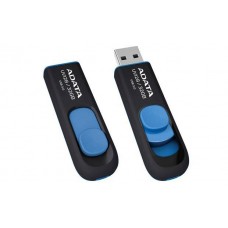 Флеш накопитель 64GB A-DATA UV128, USB 3.2, черный/синий арт.:AUV128-64G-RBE