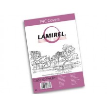 Fellowes Обложки Lamirel Transparent A4, PVC, синие, 200мкм, 100шт арт.:LA-7868301