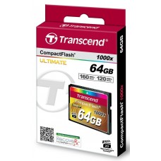 Флеш карта CF 64GB Transcend, 1000X арт.:TS64GCF1000