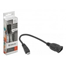 Defender Кабель-переходник microUSB (M) - USB (F) /для подкл. устр. USB Flash, HDD, мыши, и и т.д./ поддерж. режим OTG. арт.:87300