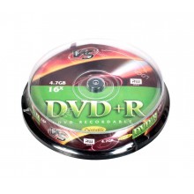 Диск DVD+R VS 4.7 Gb, 16x, Cake Box (10), Ink Printable (10/200) арт.:VSDVDPRIPCB1001