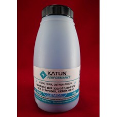 Тонер SAMSUNG CLP 320/325/360/365, CLX 3170/3305, Xerox 6110 Cyan, химический (фл. 45г) Katun фас.Россия арт.:KT-806С