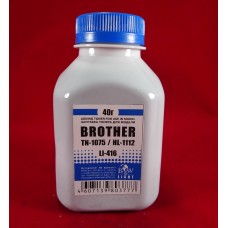 Black&White Тонер Brother TN 1075/1070/1060/1050/1040/1030/1020/1010/1000 HL-1112/1110/1111/1118 (фл. 40г) B&W Light фас.Россия арт.:LI-416