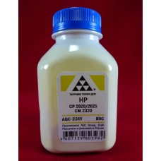 AQC-RUS Тонер для картриджей CC532A/CE412A Yellow (фл. 80г) AQC-США фас.Россия арт.:AQC-234Y