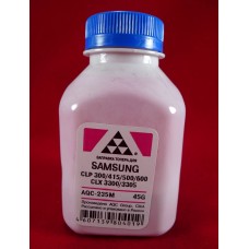 AQC-RUS Тонер SAMSUNG CLP 300/315/320/325/360/415/500/510/600/610/660/CLX3300/3305 Magenta (фл. 45г) AQC-США фас.Россия арт.:AQC-235M