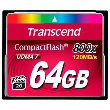 Флеш карта CF 64GB Transcend, 800X арт.:TS64GCF800 Флеш карта CF 64GB Transcend, 800X арт.:TS64GCF800