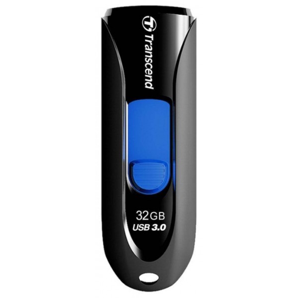 Флеш накопитель 32GB Transcend JetFlash 790, USB 3.1, Черный/Синий арт.:TS32GJF790K