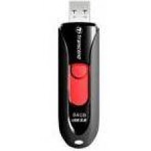 Флеш накопитель 16GB Transcend JetFlash 590, USB 2.0, Черный арт.:TS16GJF590K