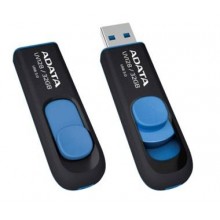 Флеш накопитель 128GB A-DATA UV128, USB 3.2, черный/синий арт.:AUV128-128G-RBE