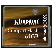 Kingston Technology Флеш карта CF 64GB Kingston, 600X арт.:CF/64GB-U3