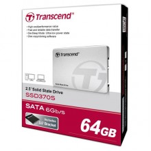Твердотельный диск 64GB Transcend, 370S, SATA III[R/W - 470/570 MB/s] арт.:TS64GSSD370S