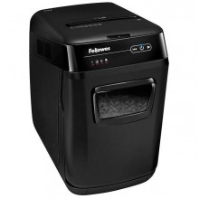 Шредер Fellowes® AutoMax® 150C (автоподача 150 листов) , 32 литр, DIN P-4, 4х38мм, , автореверс, скобы/скрепки/карты/CD арт.:FS-46801