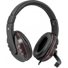 Defender Игровая гарнитура Warhead G-160 черный, кабель 2,5 м арт.:64113