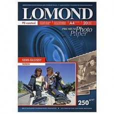 Фотобумага ПРЕМИУМ для стр.печати LOMOND 250 г/м2 односторонняя Semi-Glossy Warm 10х15см(20л) арт.:1103305