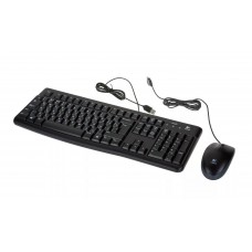 Logitech MK120 Комплект проводной (клавиатура + мышь), 1000dpi, RUS, чёрный. арт.:920-002561