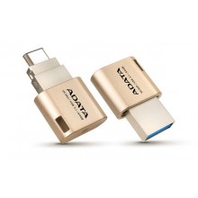 Флеш накопитель 16GB A-DATA Choice UC350, USB3.1/Type-C, Золотой арт.:AUC350-16G-CGD