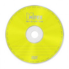 Диск DVD-R Mirex 4.7 Gb, 16x, Slim Case (1), (1/200) арт.:UL130003A1S