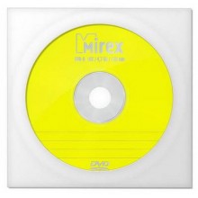 Диск DVD-R Mirex 4.7 Gb, 16x, Бум.конверт (1), (1/600) арт.:UL130003A1C