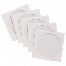 Mirex Конверт для CD/DVD бумажный с окном, с клейким клапаном, белый (1000шт.) арт.:37704-00000110