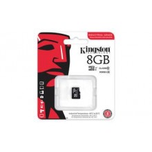 Kingston Technology Флеш карта microSD 8GB Kingston microSDHC Class 10 UHS-I Industrial Temp арт.:SDCIT/8GBSP