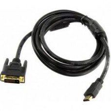 VCOM Кабель HDMI to DVI-D (19M -25M) 2м, TV-COM, 2 фильтра <LCG135F-2M>