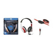 Defender Игровая гарнитура Warhead G-120 красный + белый, кабель 2 м арт.:64098