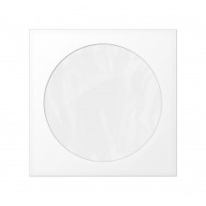 Конверт Mirex для CD/DVD бумажный с окном, с клейким клапаном, белый (100шт.) арт.:37704-00000110