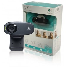 Logitech Веб-камера C310 HD WebCam, 1.2 Мп, 1280 х 720, 30 кад/сек, 60°, микрофон, USB2.0, 1.5 м, чёрный. арт.:960-001065