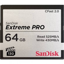 Флеш карта CFAST2.0 64GB SanDisk Extreme Pro 525Mb/s арт.:SDCFSP-064G-G46D