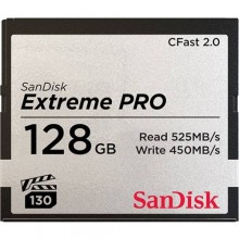 Флеш карта CFAST2.0 128GB SanDisk Extreme Pro 525Mb/s арт.:SDCFSP-128G-G46D