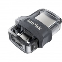 Флеш накопитель 32GB SanDisk Ultra Android Dual Drive OTG, m3.0/USB 3.0, Black арт.:SDDD3-032G-G46