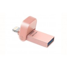 Флеш накопитель 128GB A-DATA i-Memory AI920, USB 3.1/Lightning, Rose Gold арт.:AAI920-128G-CRG