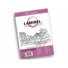 Fellowes Обложки Lamirel Transparent A4, PVC, зеленые, 200мкм, 100 шт. арт.:LA-78785