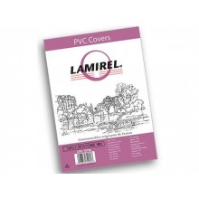 Fellowes Обложки Lamirel Transparent A4, PVC, красные, 200мкм, 100 шт. арт.:LA-78786