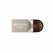 Флеш накопитель 16GB A-DATA DashDrive UC370 OTG, USB 3.1/Type-C, Золотой арт.:AUC370-16G-RGD